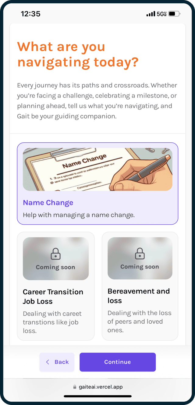 Life Event Library